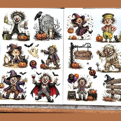 packshot — SpookyRub™ Halloween Overføringsklistermærker – Uden Bobler