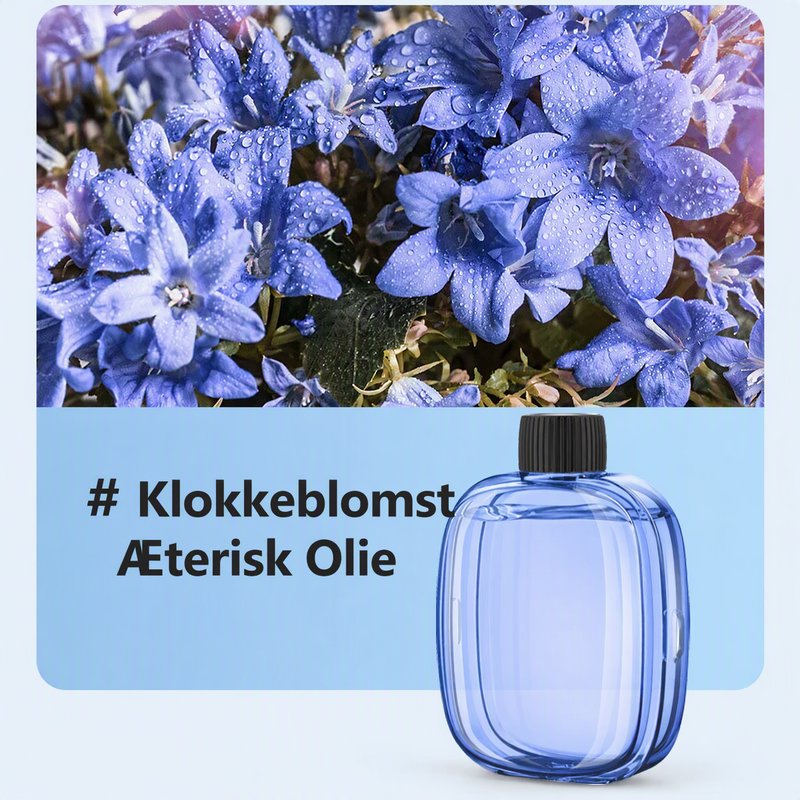 couleur Æterisk olie af blåklokke — AromaPuff™ Automatisk Duftspreder – Genopladelig, til Væg eller Bord