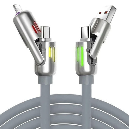 situation — 4-i-1 opladerkabel 240W – 1+1 GRATIS