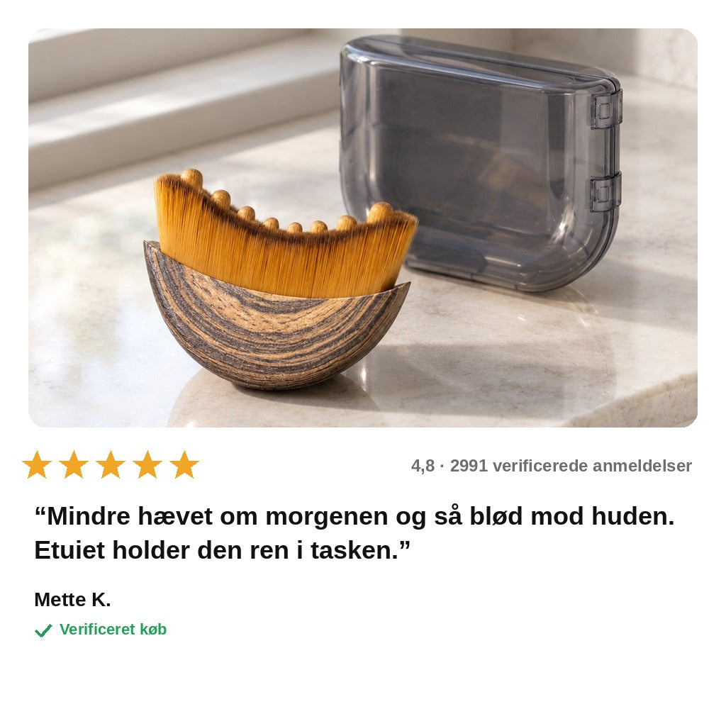 avis — Lymfatisk Ansigtsbørste – Ultrablød Massagebørste til Ansigt og Kæbelinje