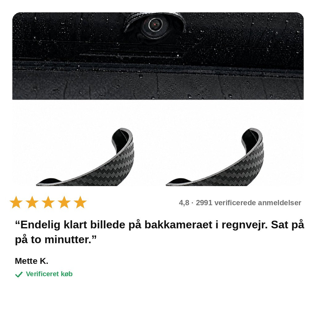 avis — Regnskærm til bakkamera – sæt med 2 stk.