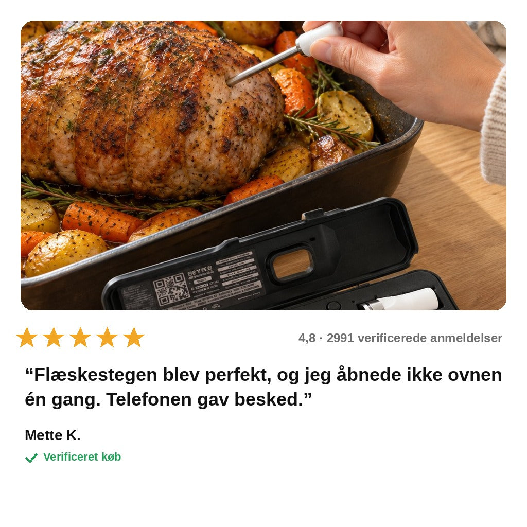 avis — TermoFri™ Trådløst Stegetermometer – følg stegen fra din telefon
