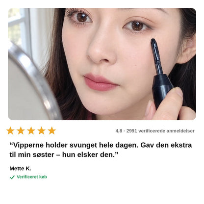 avis — Opvarmet vippebukker – naturligt svungne vipper hele dagen