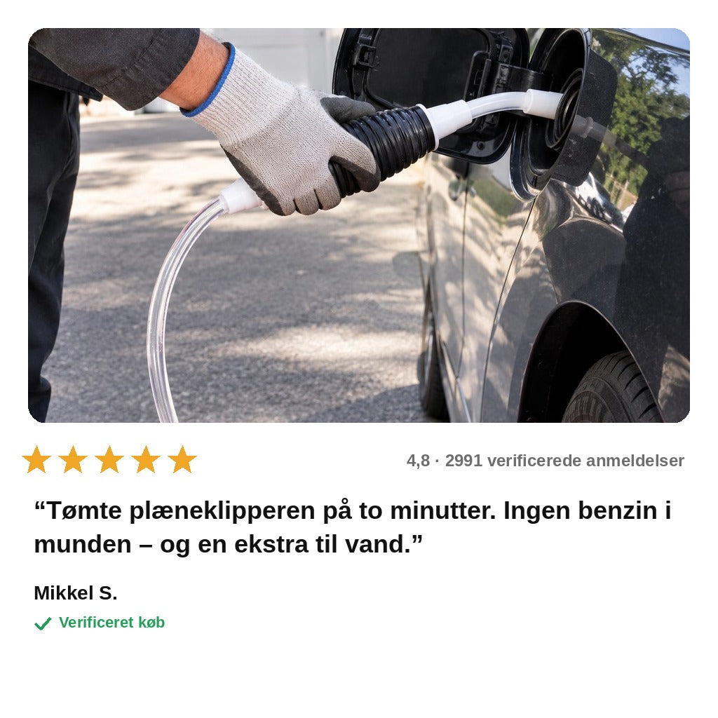 avis — Manuel sifonpumpe til brændstof – køb 1, få 1 gratis