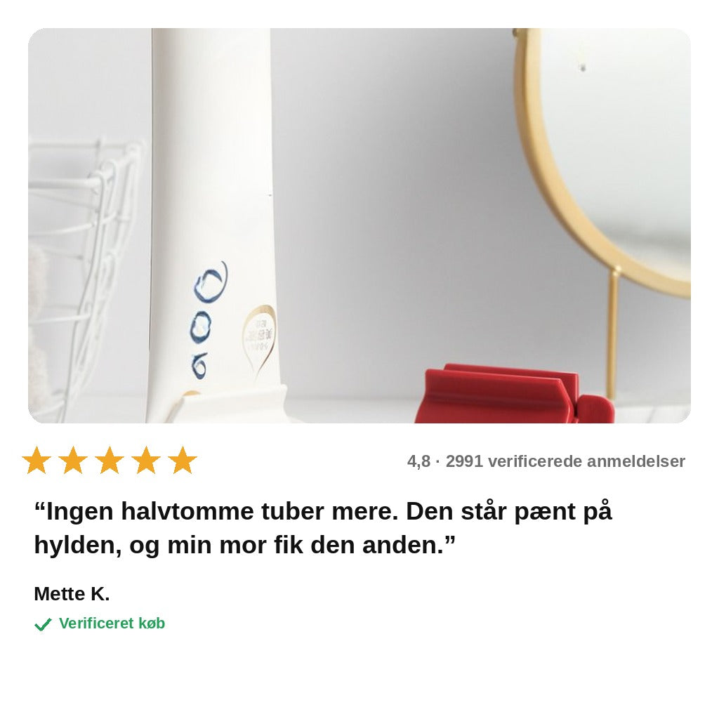 avis — Tandpastapresser – Få hver eneste dråbe ud