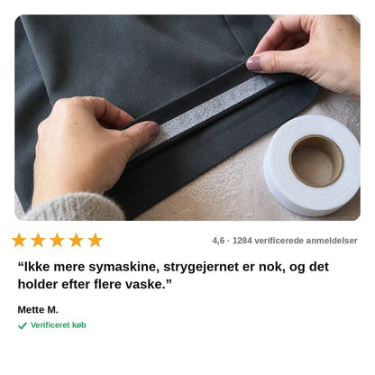 avis — HemFix™ Vaskbart Kantbånd til Bukseoplægning