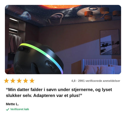 avis — Stjernehimmel Projektor med 13 motivdiske
