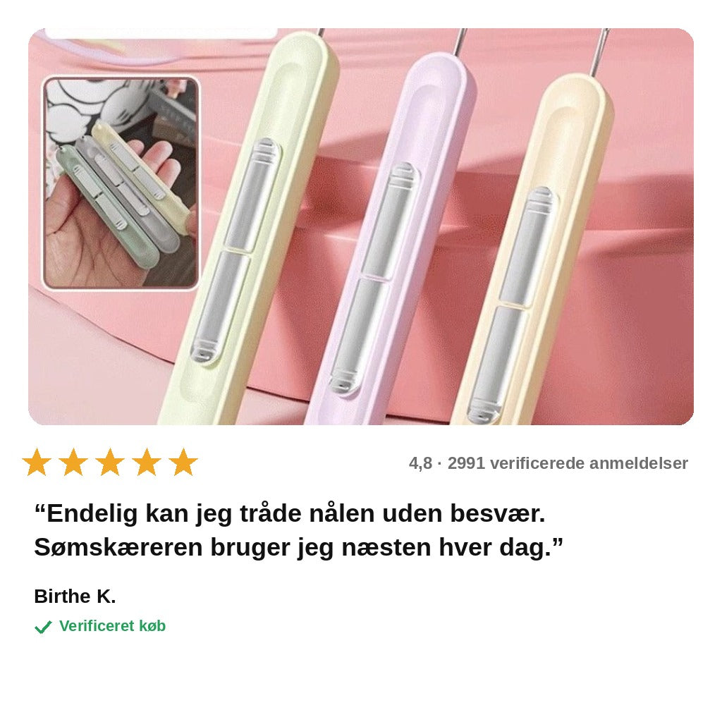 avis — Nåltræder og sømskærer 2-i-1 – 1 købt = 1 gratis