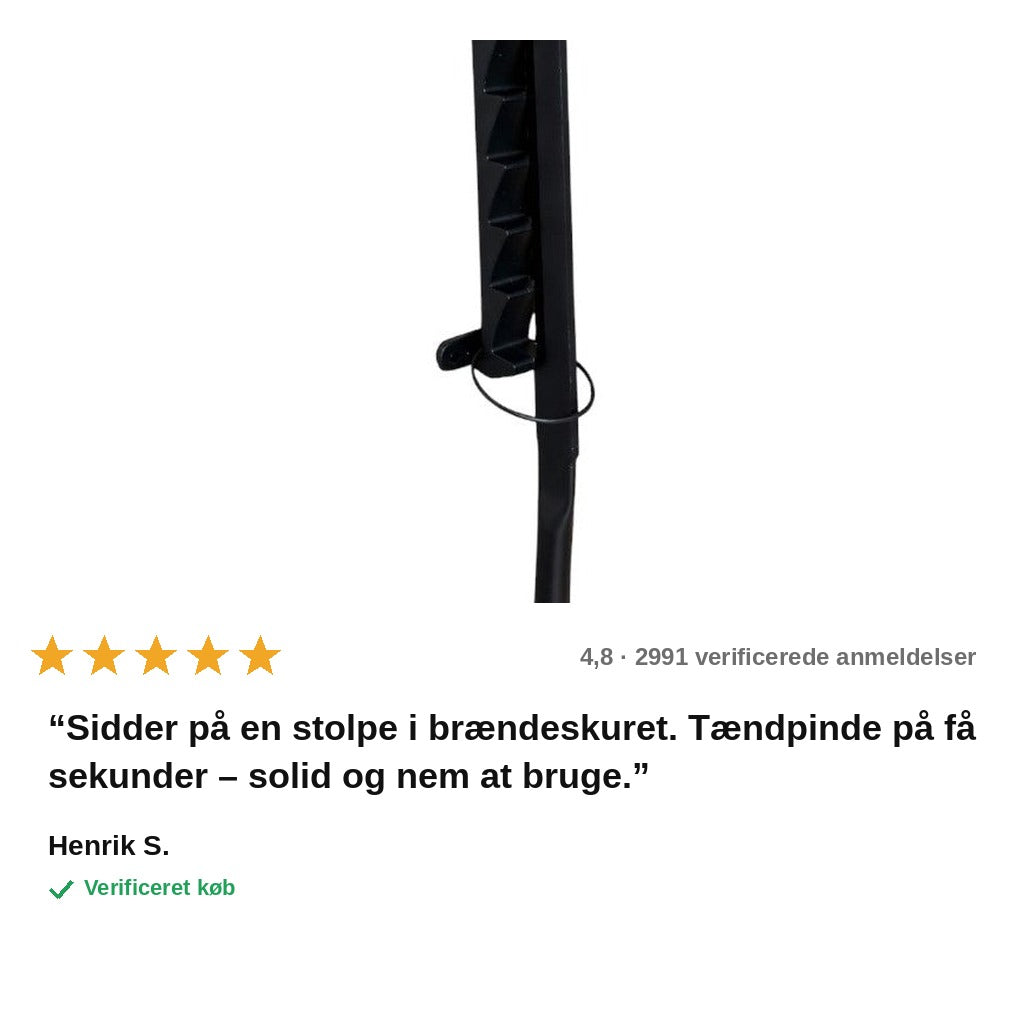 avis — Vægmonteret Brændekløver med Håndtag – Optændingspinde på Sekunder