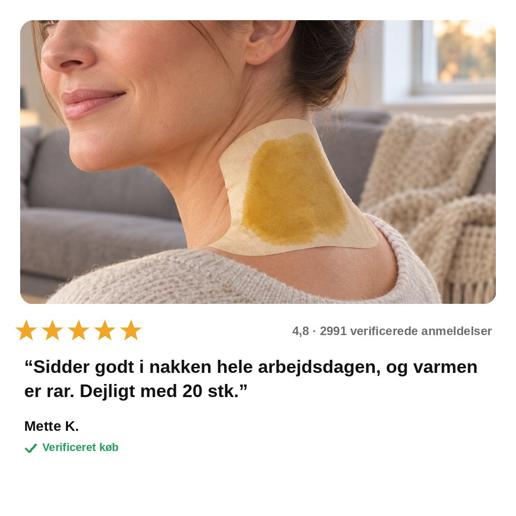 avis — Ingefær Varmeplaster – 1+1 GRATIS