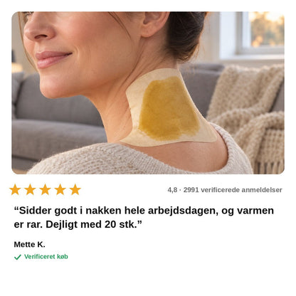 avis — Ingefær Varmeplaster – 1+1 GRATIS