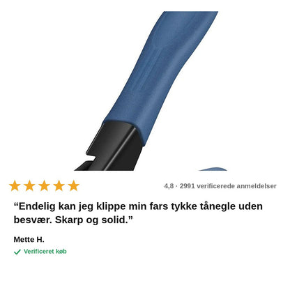 avis — Tånegleklipper til tykke og hårde negle – rustfrit stål