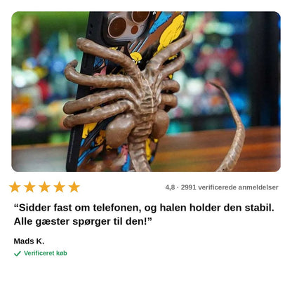 avis — Facehugger mobilholder – telefonholder med 8 bøjelige ben