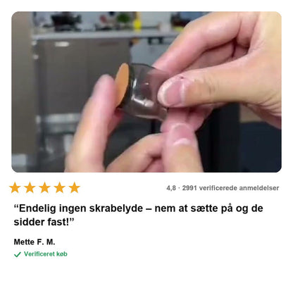 avis — Gummi Stolebensbeskyttere – Lydløse & Skridsikre