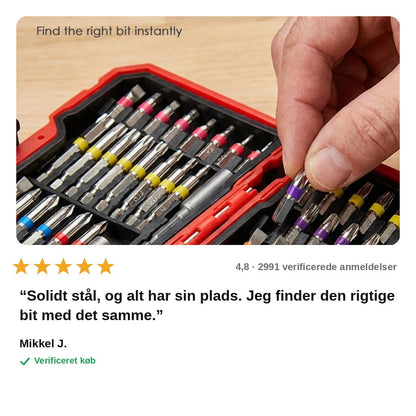 avis — Skruetrækkerbits sæt 83 dele