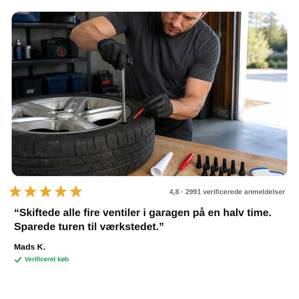 avis — Værktøjssæt til hurtig udskiftning af dækventiler – skift ventilerne selv derhjemme