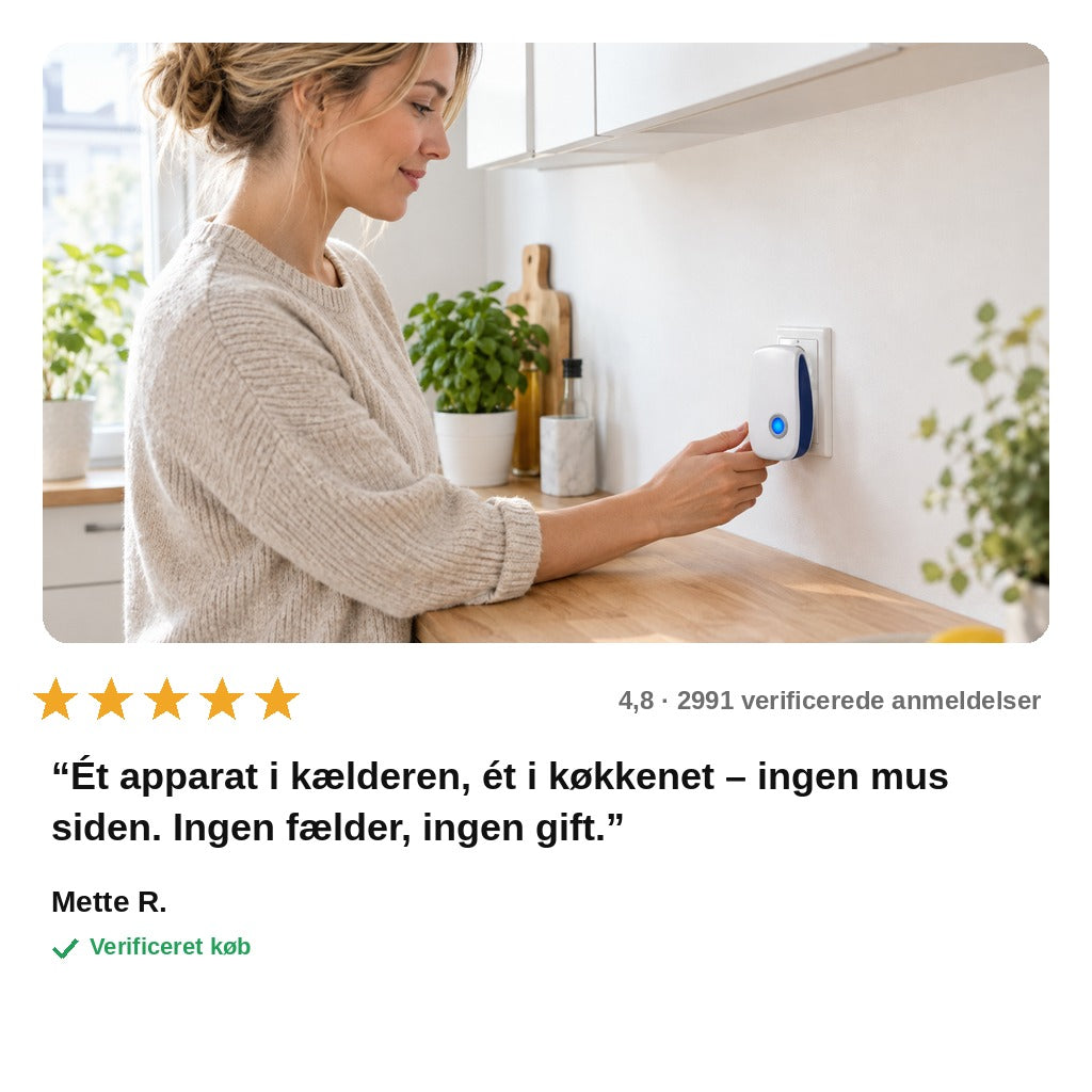 avis — SkadeFri™ – Ultralyd Skadedyrsbekæmper til Stikkontakten