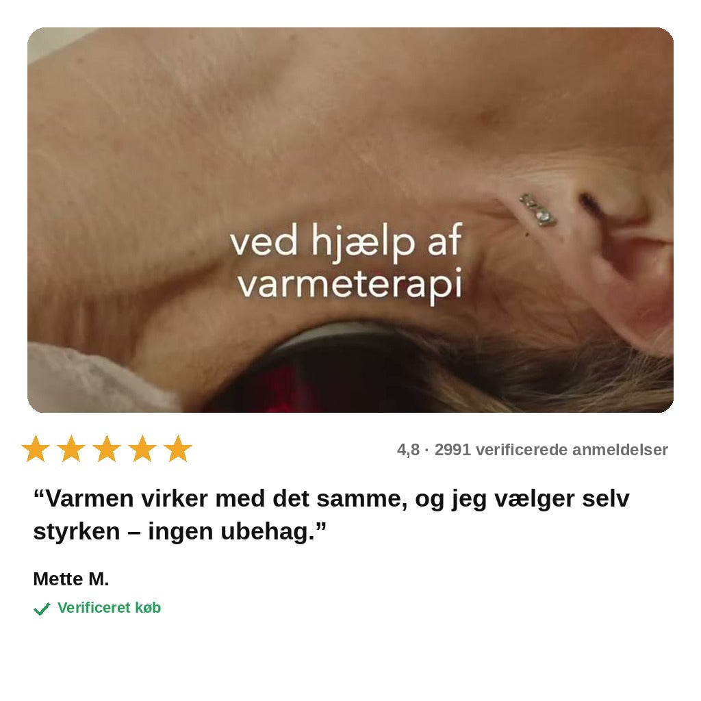 avis — NakkeRelax™ Nakkestrækker med Varme & EMS