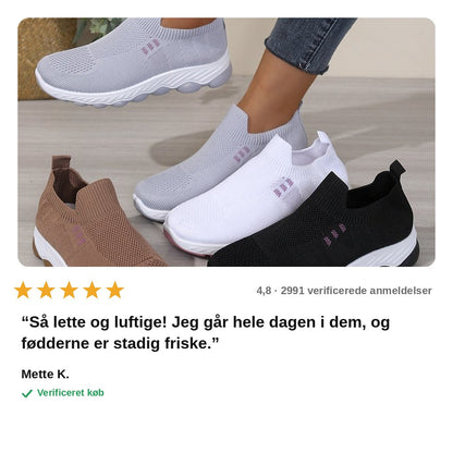 avis — Åndbare slip-on gåsko til kvinder