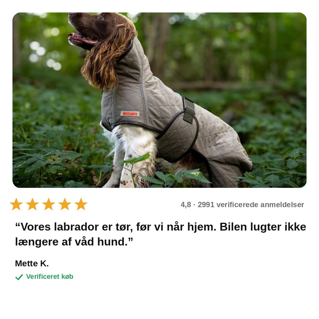 avis — TørPels™ – Tørredækken til hunde, opsugende indeni og vandafvisende udenpå