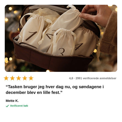 avis — Adventskalender Toilettaske – Plejegaver til hver søndag i advent