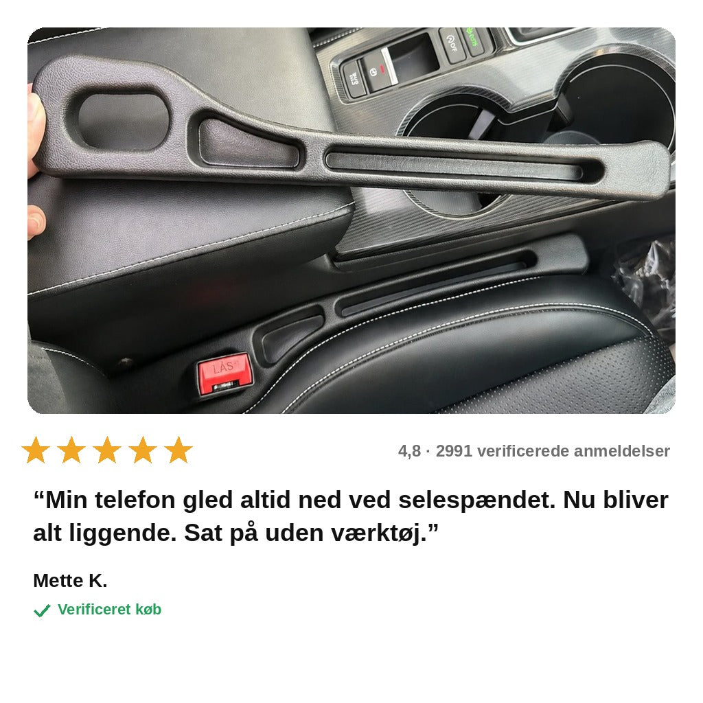 avis — Sprækkefylder til bilsæde (sæt med 2)