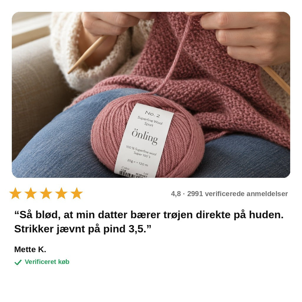 avis — Superfine Merinogarn – 100 % merinould, Super 100's, 25 g
