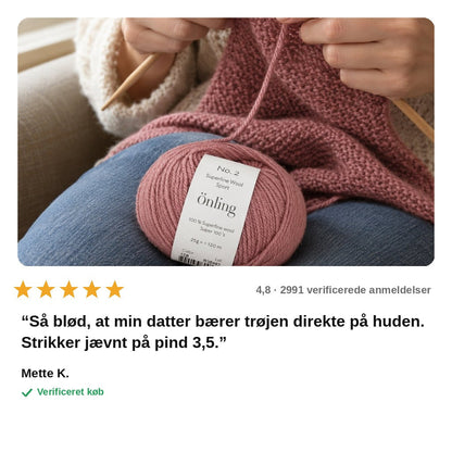 avis — Superfine Merinogarn – 100 % merinould, Super 100's, 25 g