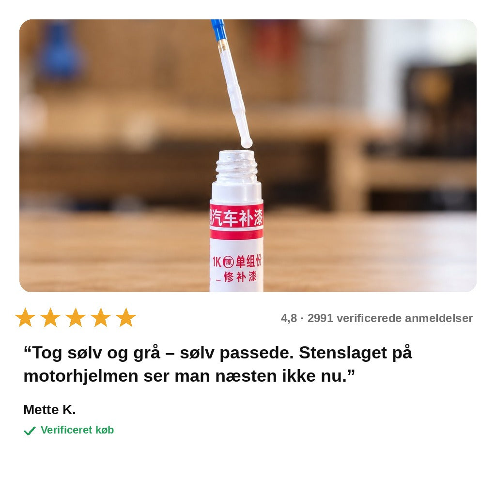 avis — Lakstift til Bilridser – 1 Købt = 1 Gratis, Vælg Farve til Hver Flaske