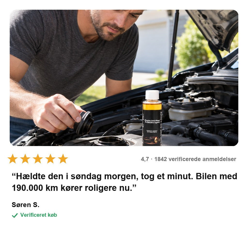 avis — MotorSkjold™ – Olieadditiv mod friktion og motorslid, 100 ml