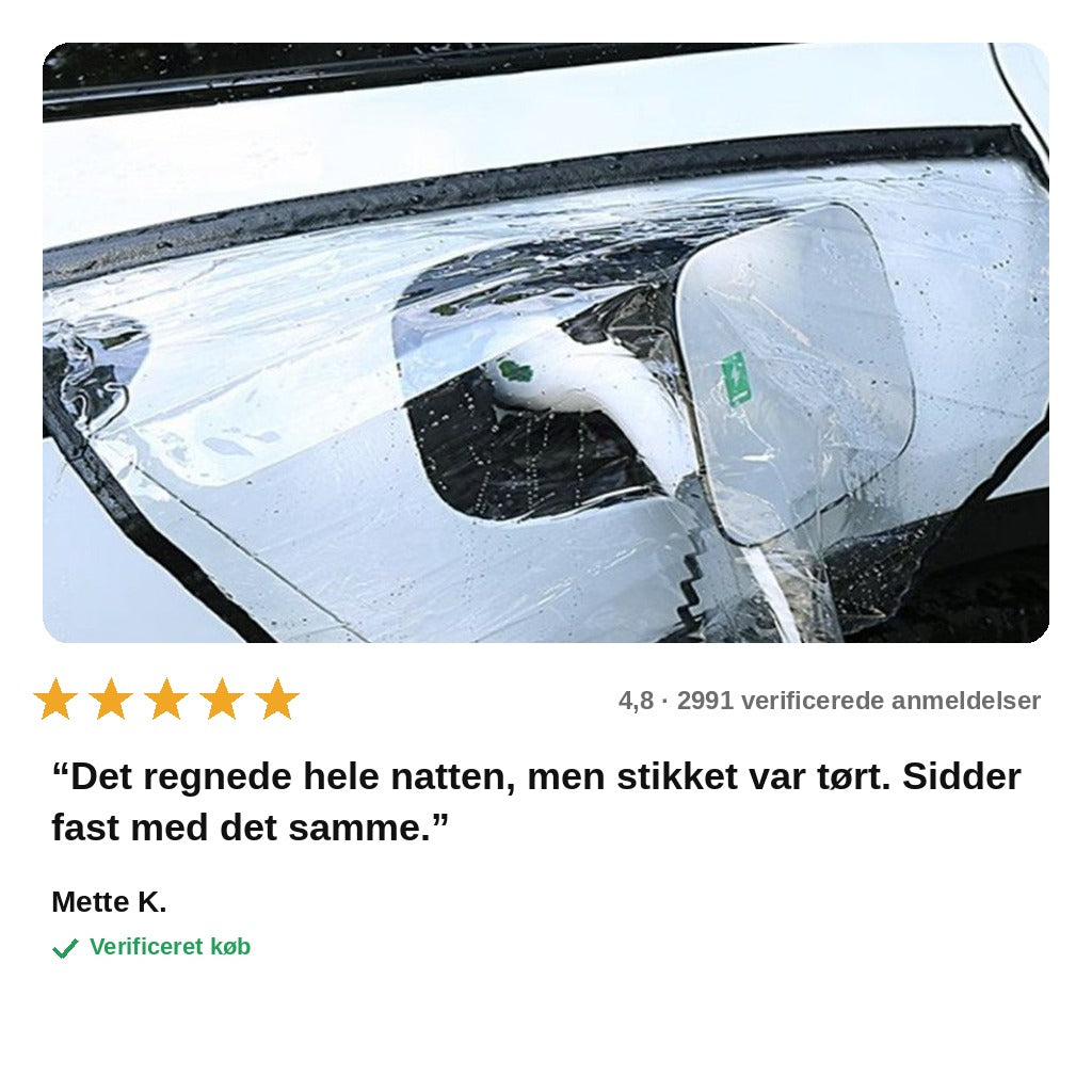 avis — Magnetisk ladeportsovertræk til elbil