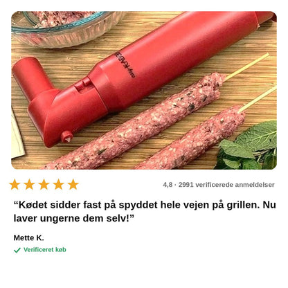 avis — Kebabspyd-presse – lav perfekte spyd på sekunder