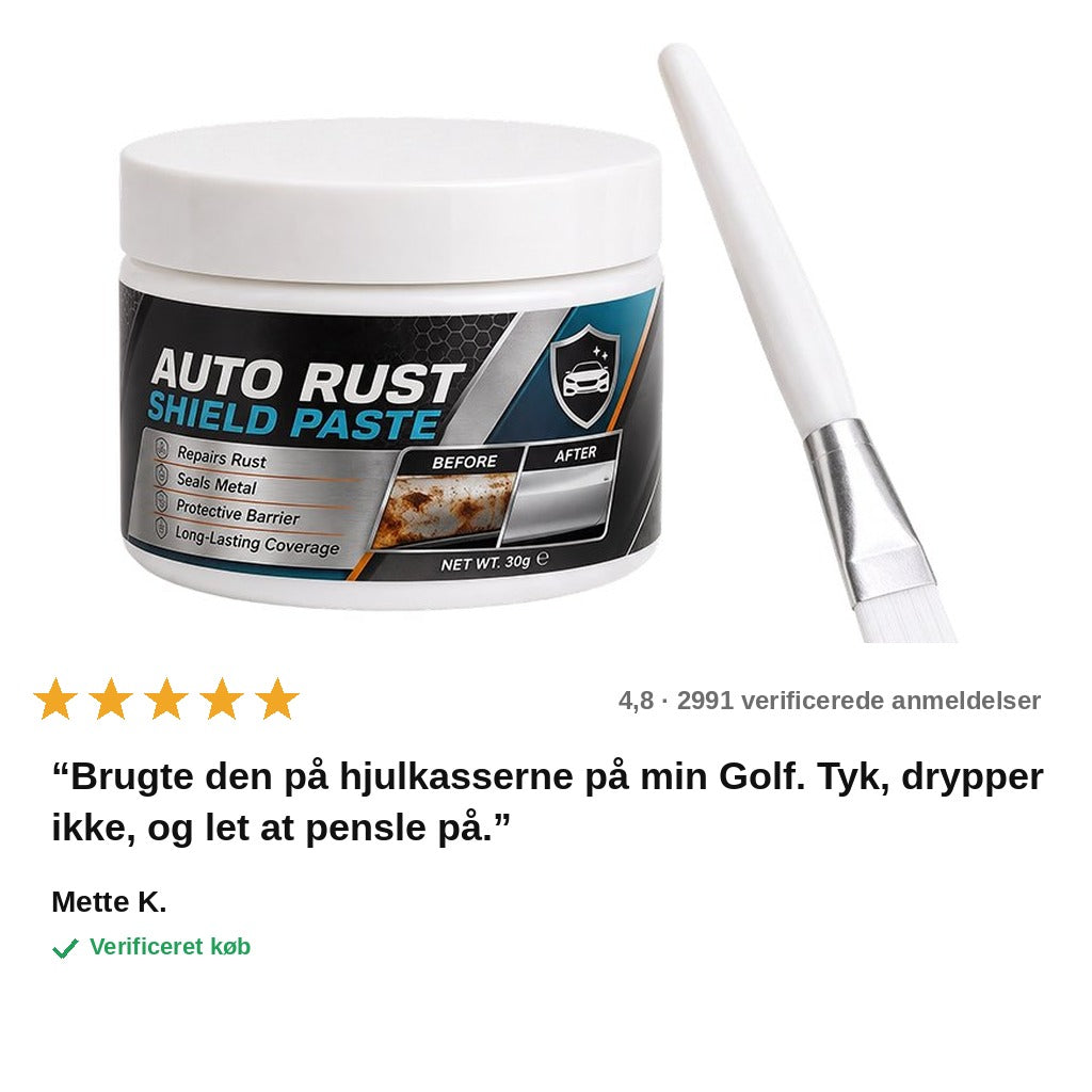 avis — Rustbeskyttelsespasta til bil – stopper overfladerust og forsegler metallet