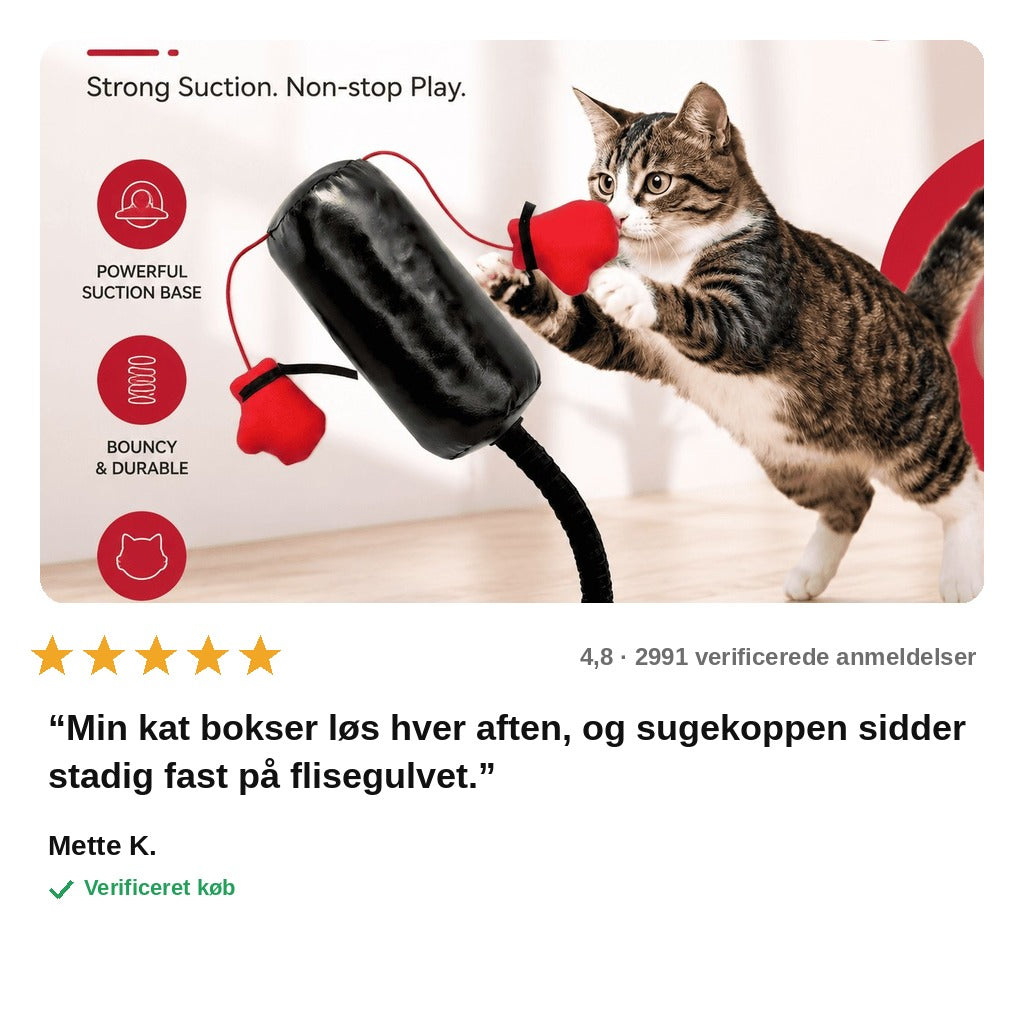 avis — BokseKat™ – Boksesæk til kat med sugekop