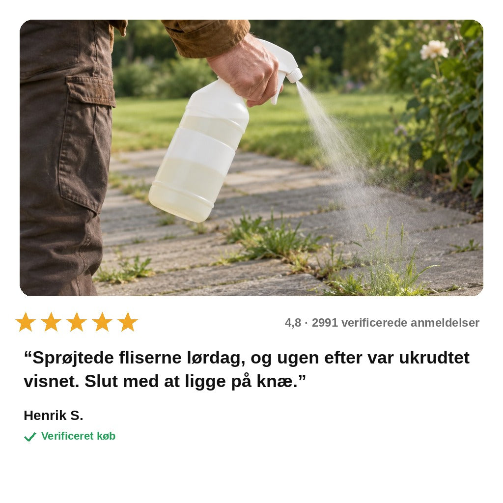 avis — Ukrudtsspray til fliser, gangstier og indkørsel – klar til brug