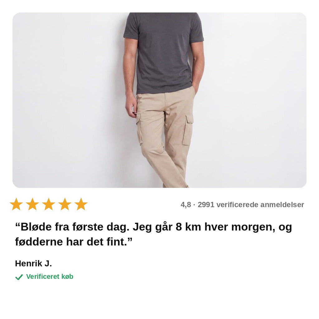 avis — Ortopædiske ankelstøvler i blødt ruskind – med bølget sål og velcrorem