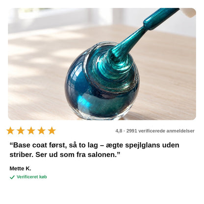 avis — Metallisk neglelak med spejleffekt – krom-finish uden UV-lampe
