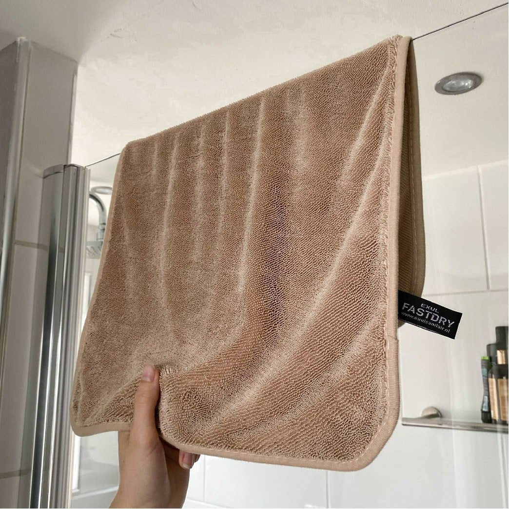 couleur Beige — Aftørringsklud til brusebad – 40 x 60 cm, suger 800 ml