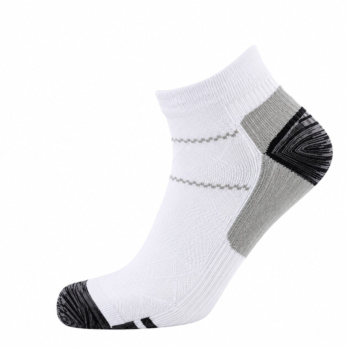 couleur Hvid — Korte Kompressionsstrømper – Ankel