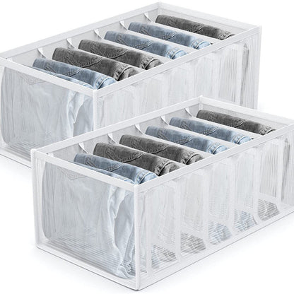 situation — Tøjorganizer med 7 rum – Large (36×25×20 cm) til jeans og bukser