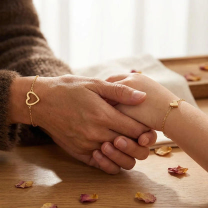 situation — Hjertebånd™ – Mor & Datter Armbånd (2 stk.)