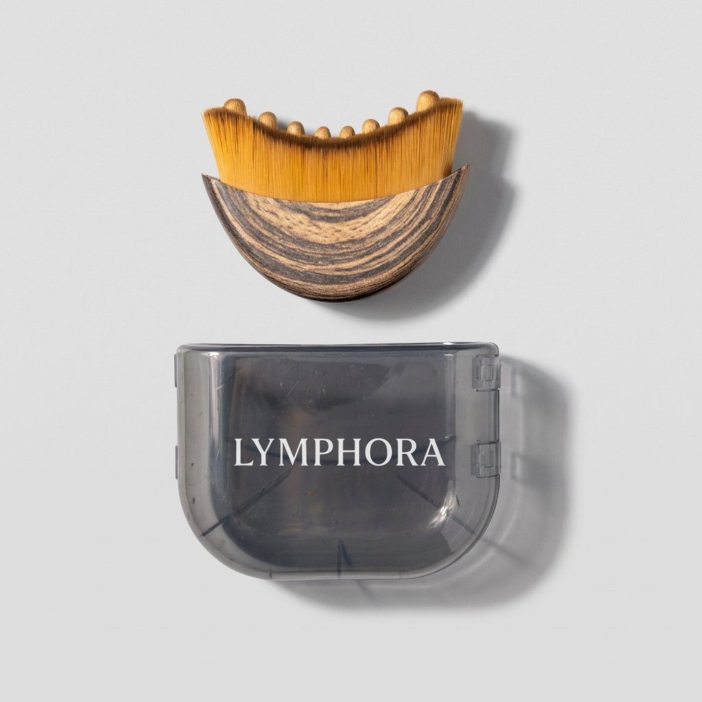 packshot — Lymfatisk Ansigtsbørste – Ultrablød Massagebørste til Ansigt og Kæbelinje