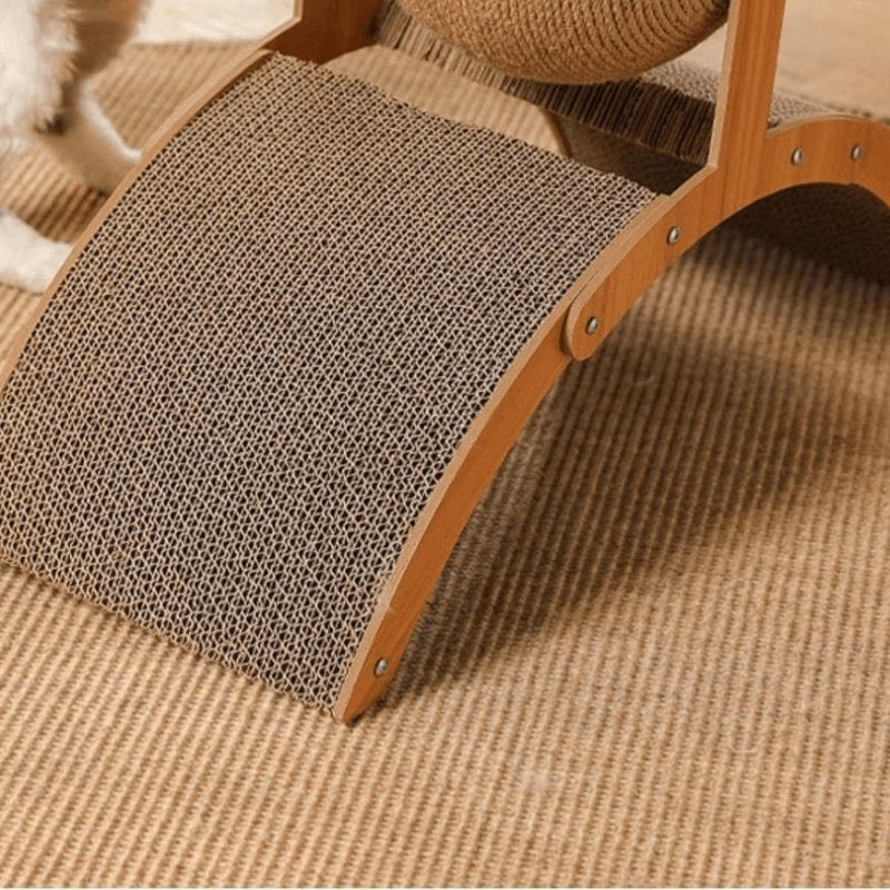 situation — KradseBold™ – 2-i-1 kradsebold i sisal og bølgepap til katte