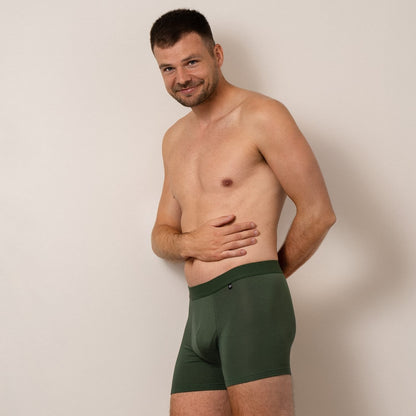 situation — Boxershorts i bambus – Salviegrøn