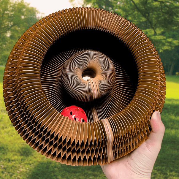 situation — SpiralKat™ – Kradsebræt i pap med boldbane