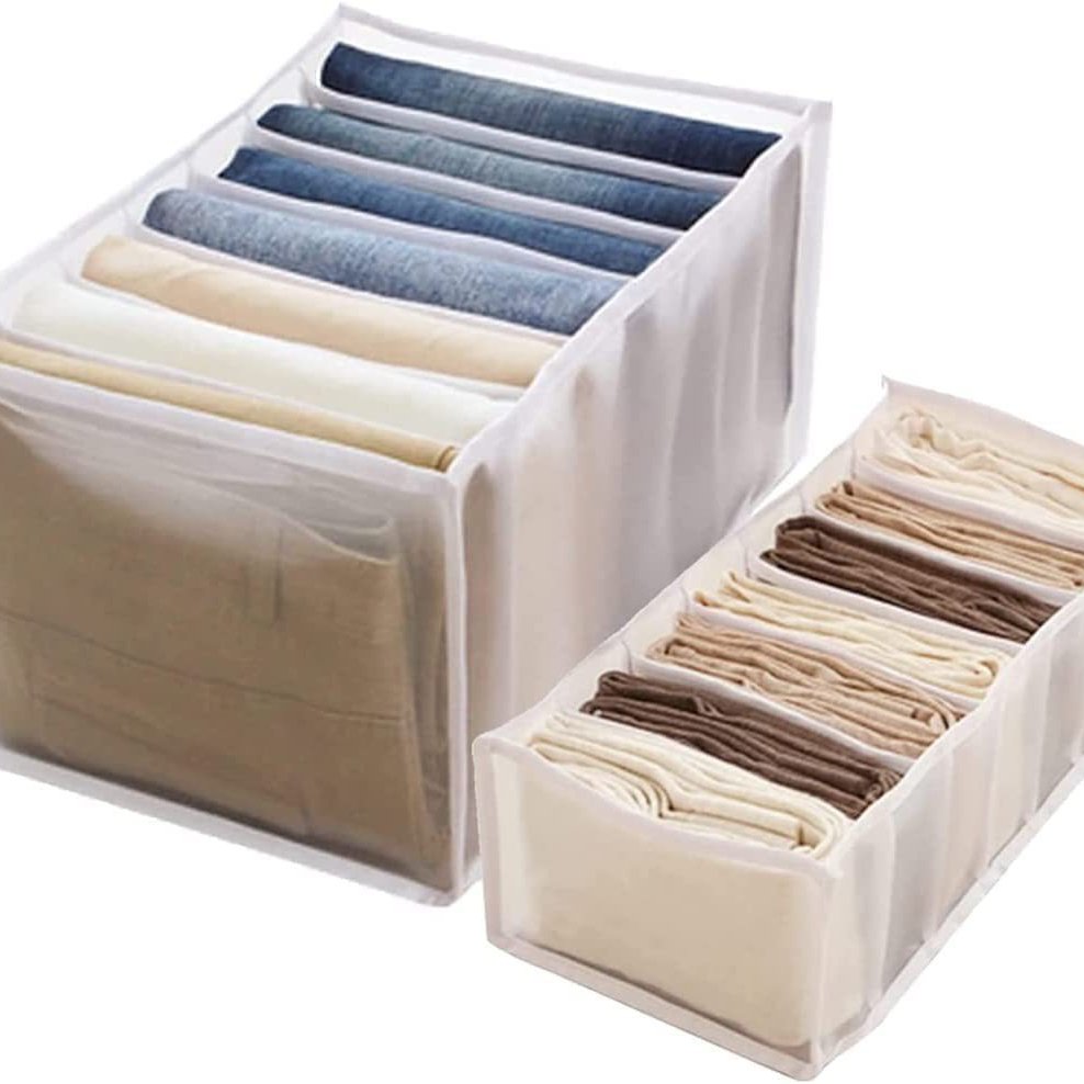 situation — Tøjorganizer med 7 rum – Large (36×25×20 cm) til jeans og bukser