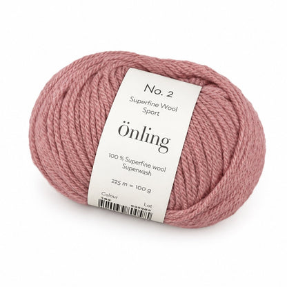 couleur Gammelrosa — Superfine Merinogarn – 100 % merinould, Super 100's, 25 g