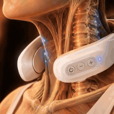 gif — EMS Nakkemassager med Varme – Trådløs og Let