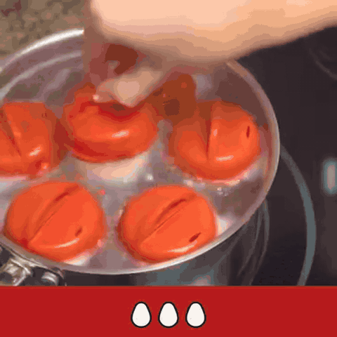 gif — Silikone æggekoger med låg – 3+3 GRATIS