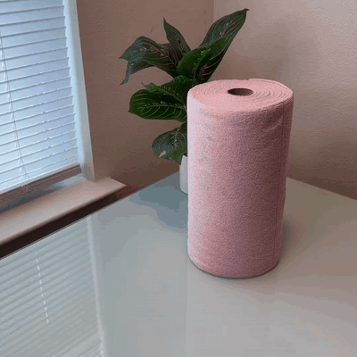 gif — MikroRul™ – Perforerede Mikrofiberklude, 20 stk. på Rulle
